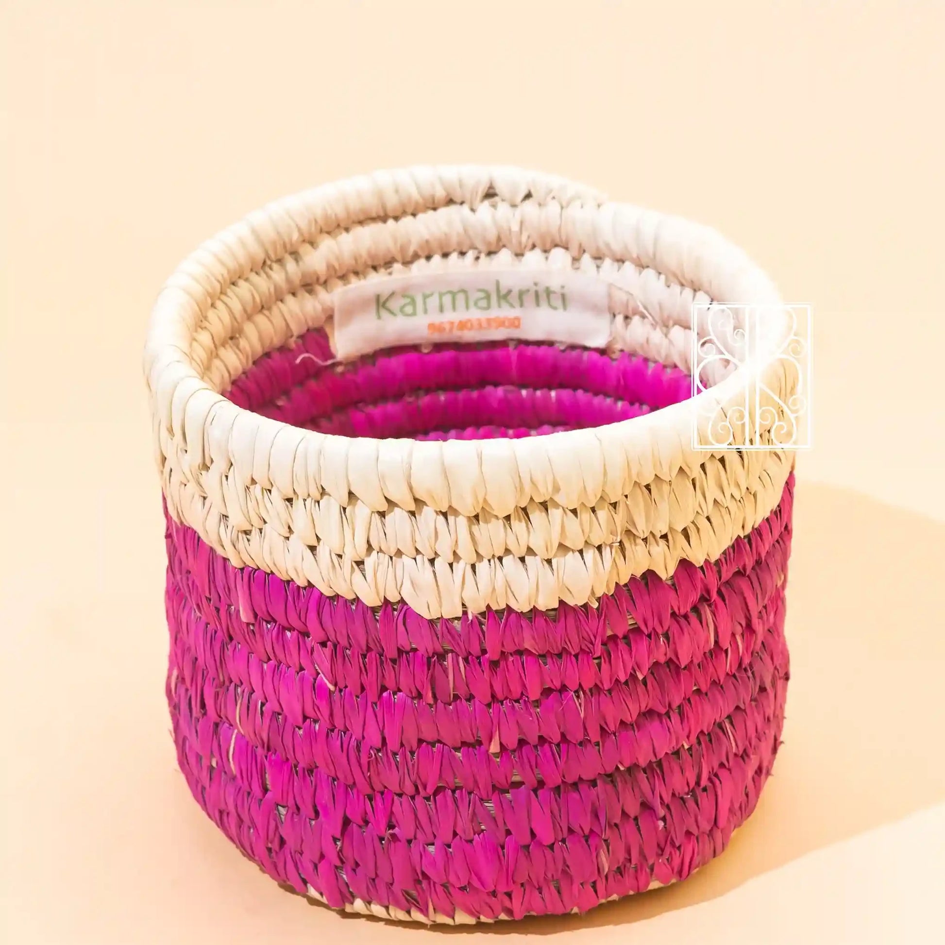 handwoven Wicker Makeup vanity box for bride