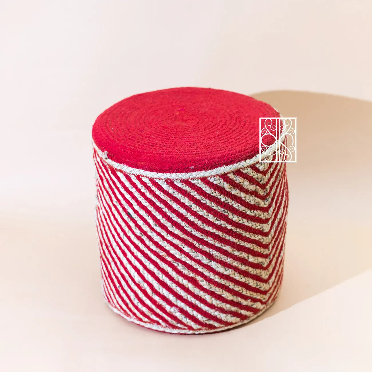 Buy Jute pouffe - Jute chair online on Karmakriti