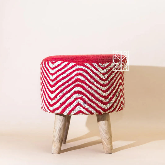 Jute pouffe | Jute Chair | Trendy Wavy