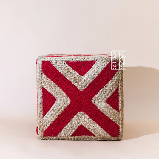 Jute pouffe | Jute stool | X factor