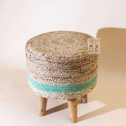 Jute pouffe - Ottoman stool