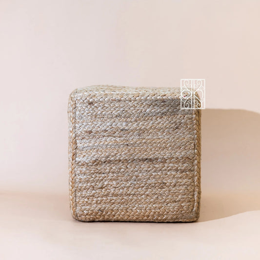 Buy Jute pouffe - Jute Stool online on Karmakriti