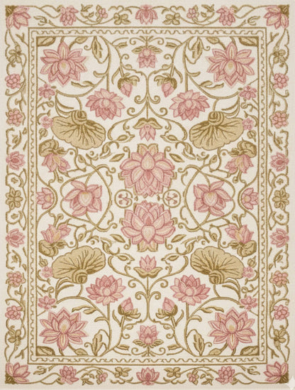 Handtufted Woollen Rug | Lotus Bloom