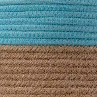 Round Cotton hamper box with Lid
