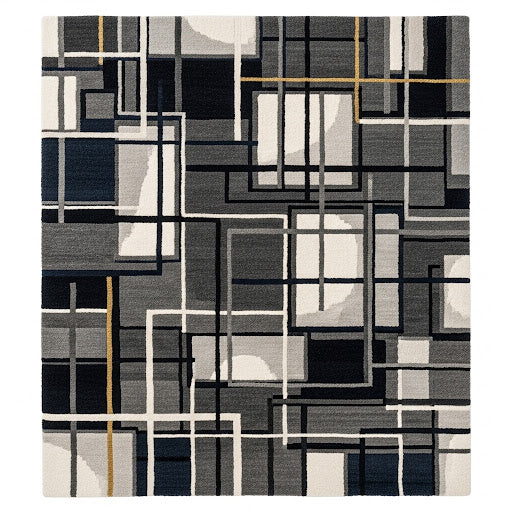 Modern Abstract Handtufted Woollen Rug