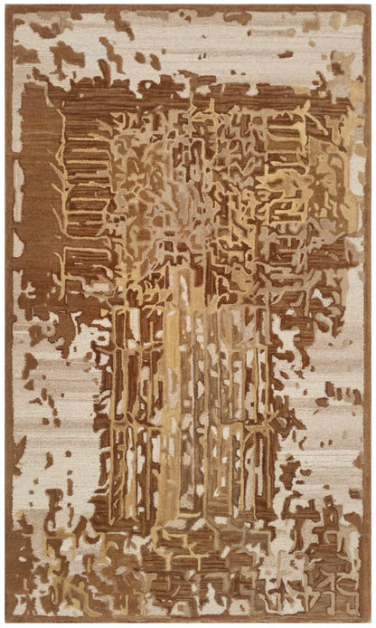 Earthline Modern Abstract Handtufted Woollen Rug