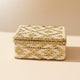 Golden Treasure box | Jute over Metal Frame