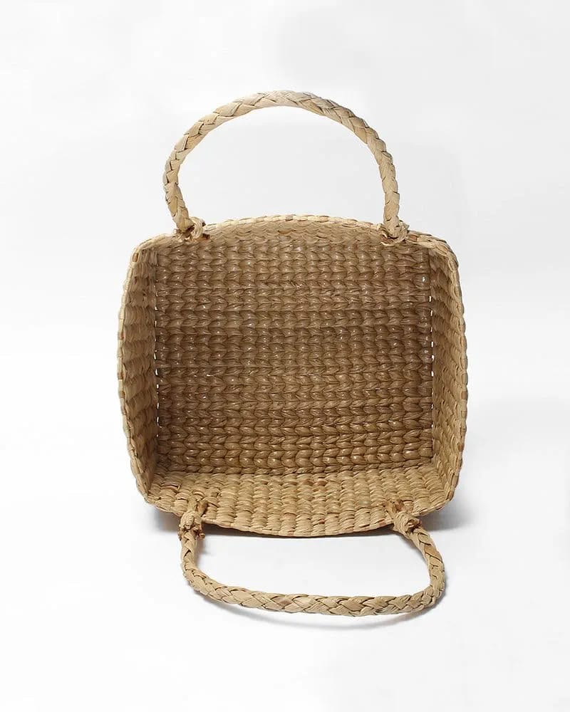 Seagrass Hamper basket with Sturdy Handles