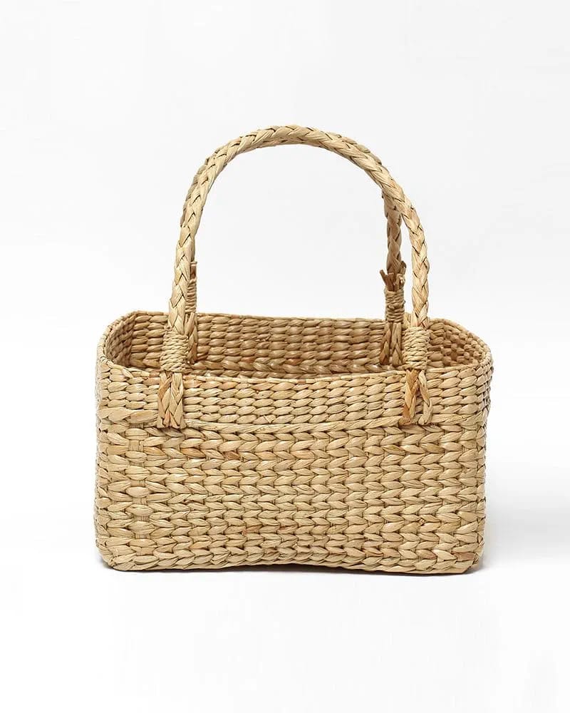 Seagrass Hamper basket with Sturdy Handles