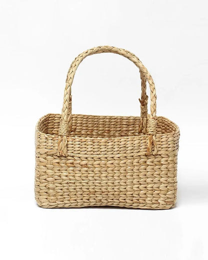 Seagrass Hamper basket with Sturdy Handles