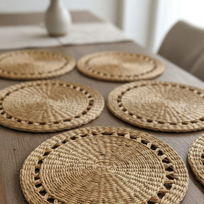 Seagrass Tablemats |with mesh design
