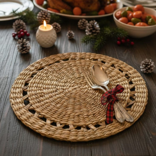Seagrass Tablemats |with mesh design