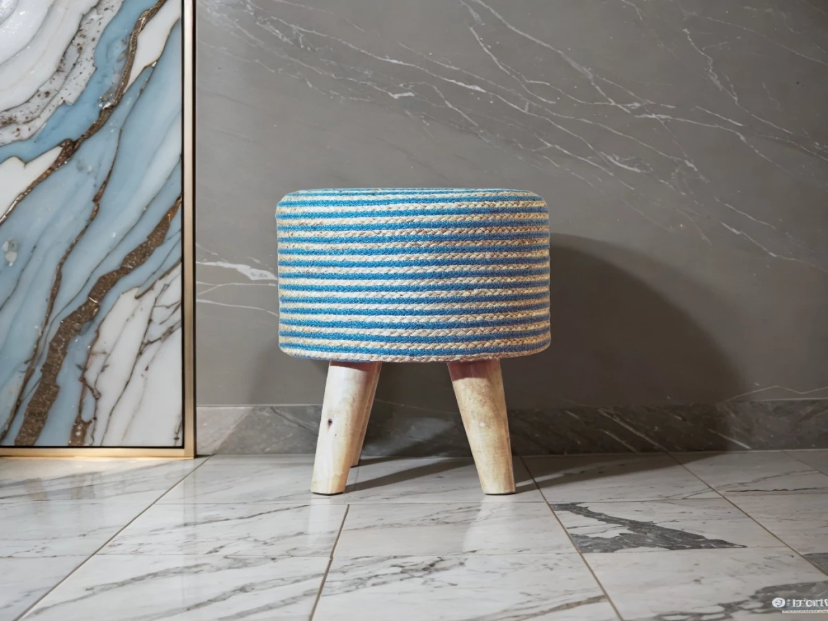 Handwoven Ottoman Stool