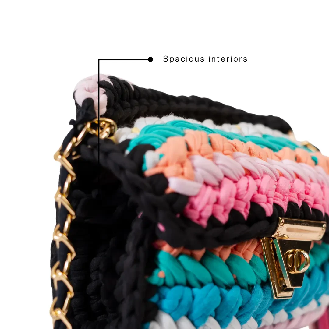Cotton Crochet Sling Bag