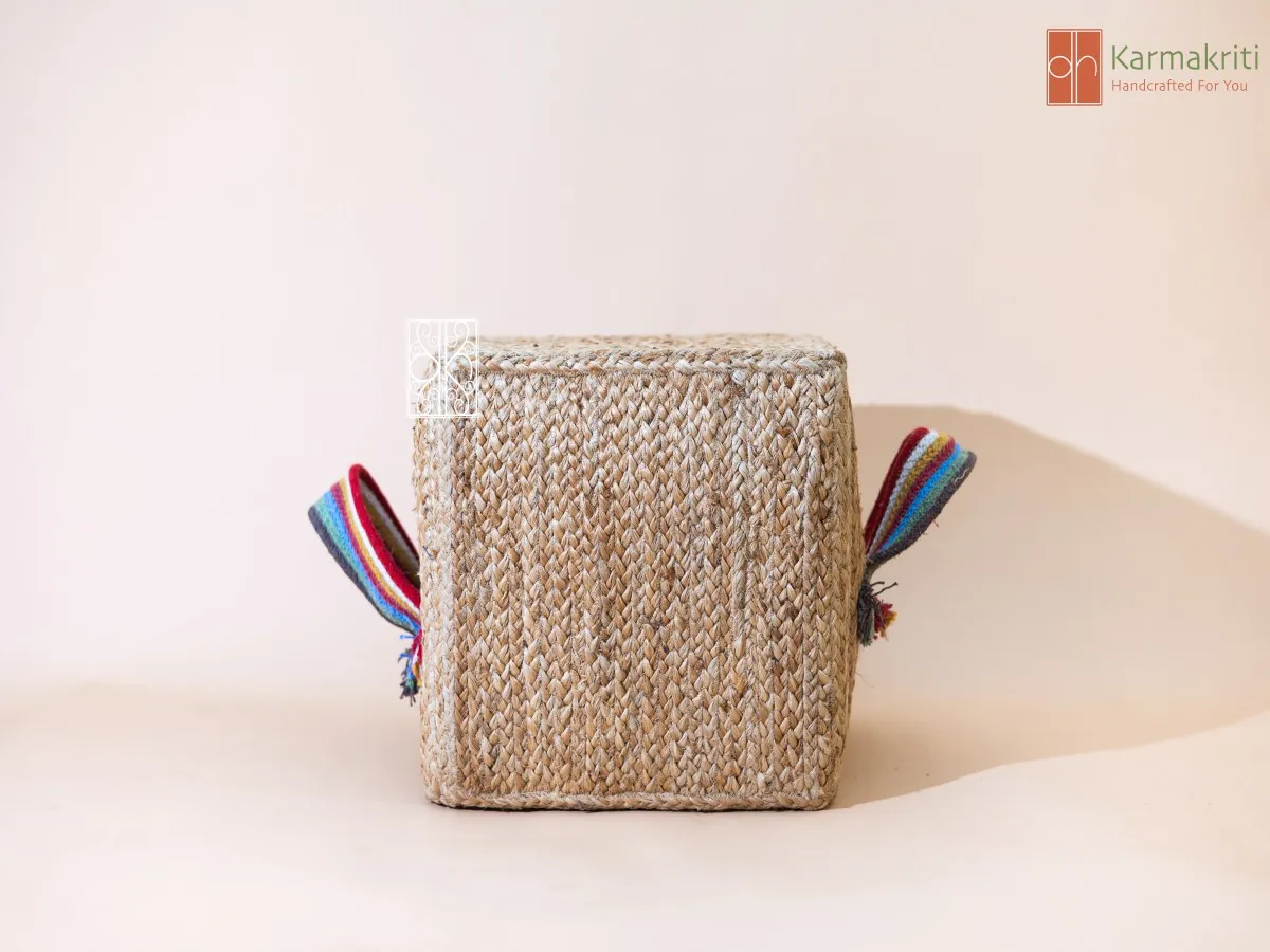 Handmade Jute Pouf