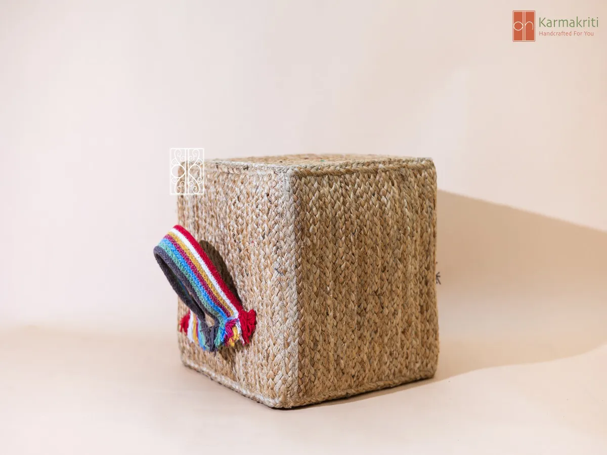 Handmade Jute Pouf