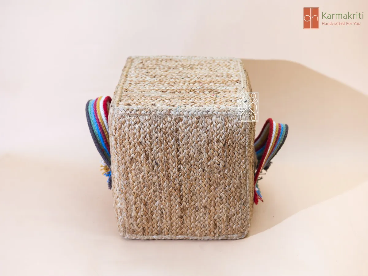 Handmade Jute Pouf