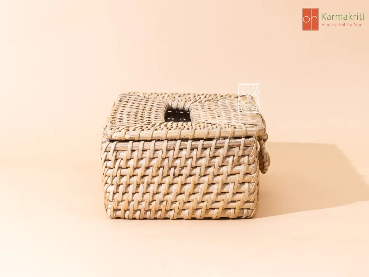 Rattan Tissue Box holder