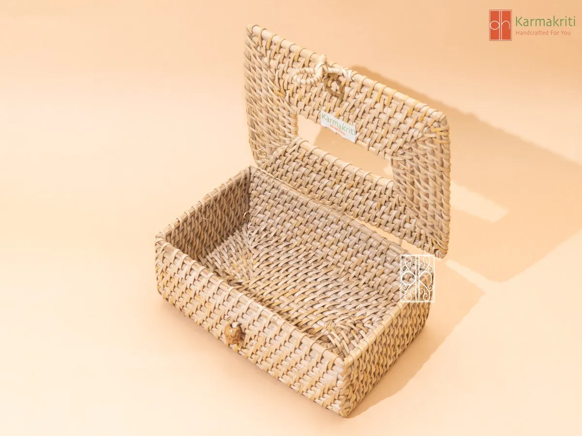 Rattan Tissue Box holder