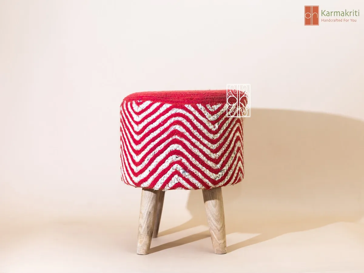 Ottoman Jute Stool