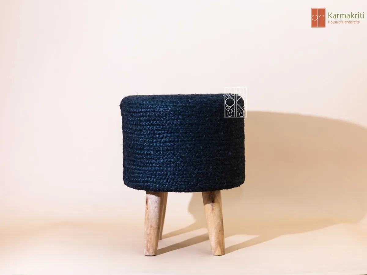 Ottoman Jute Stool