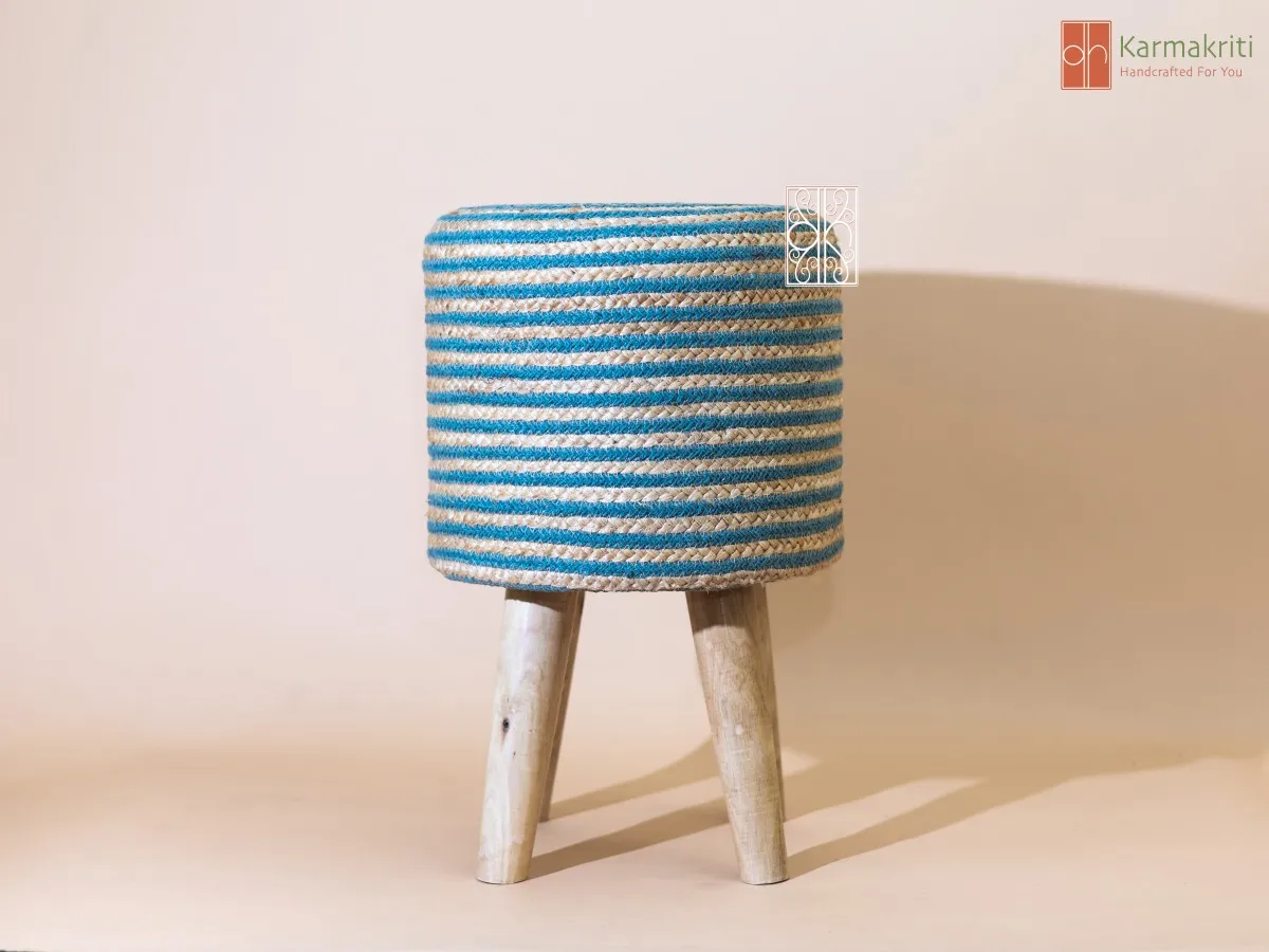 Handwoven Ottoman Stool