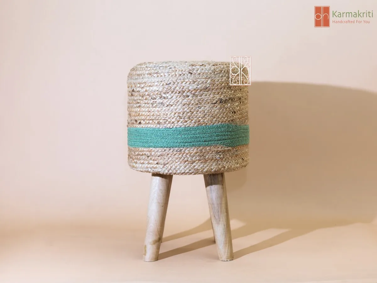 Ottoman Jute Stool