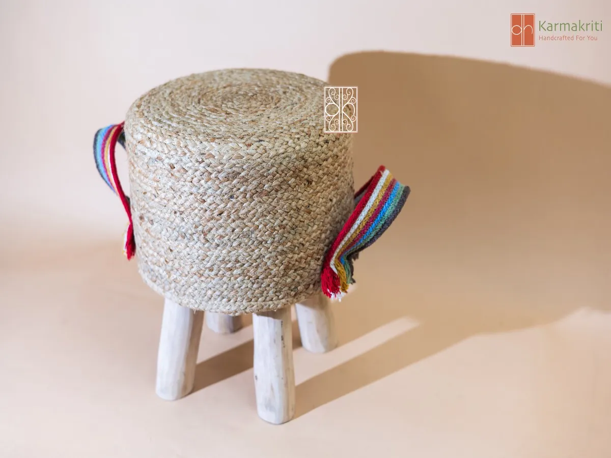 Handwoven Ottoman Stool