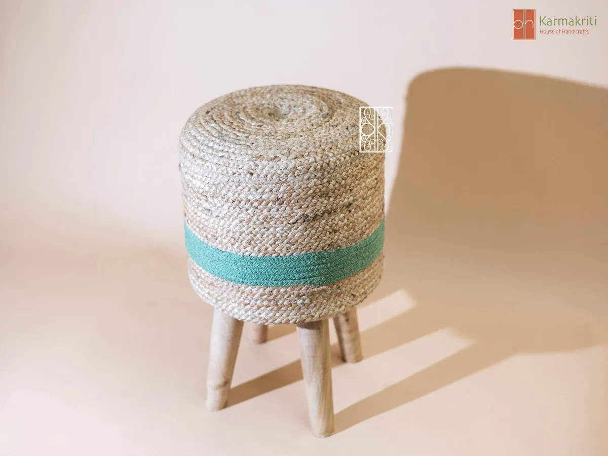 Ottoman Jute Stool