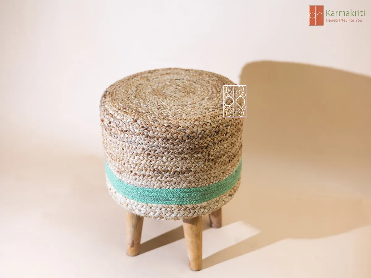 Ottoman Jute Stool