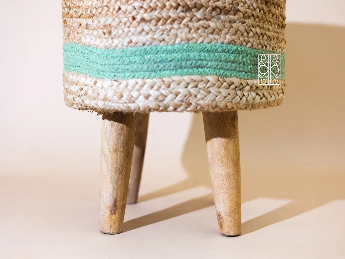 Ottoman Jute Stool