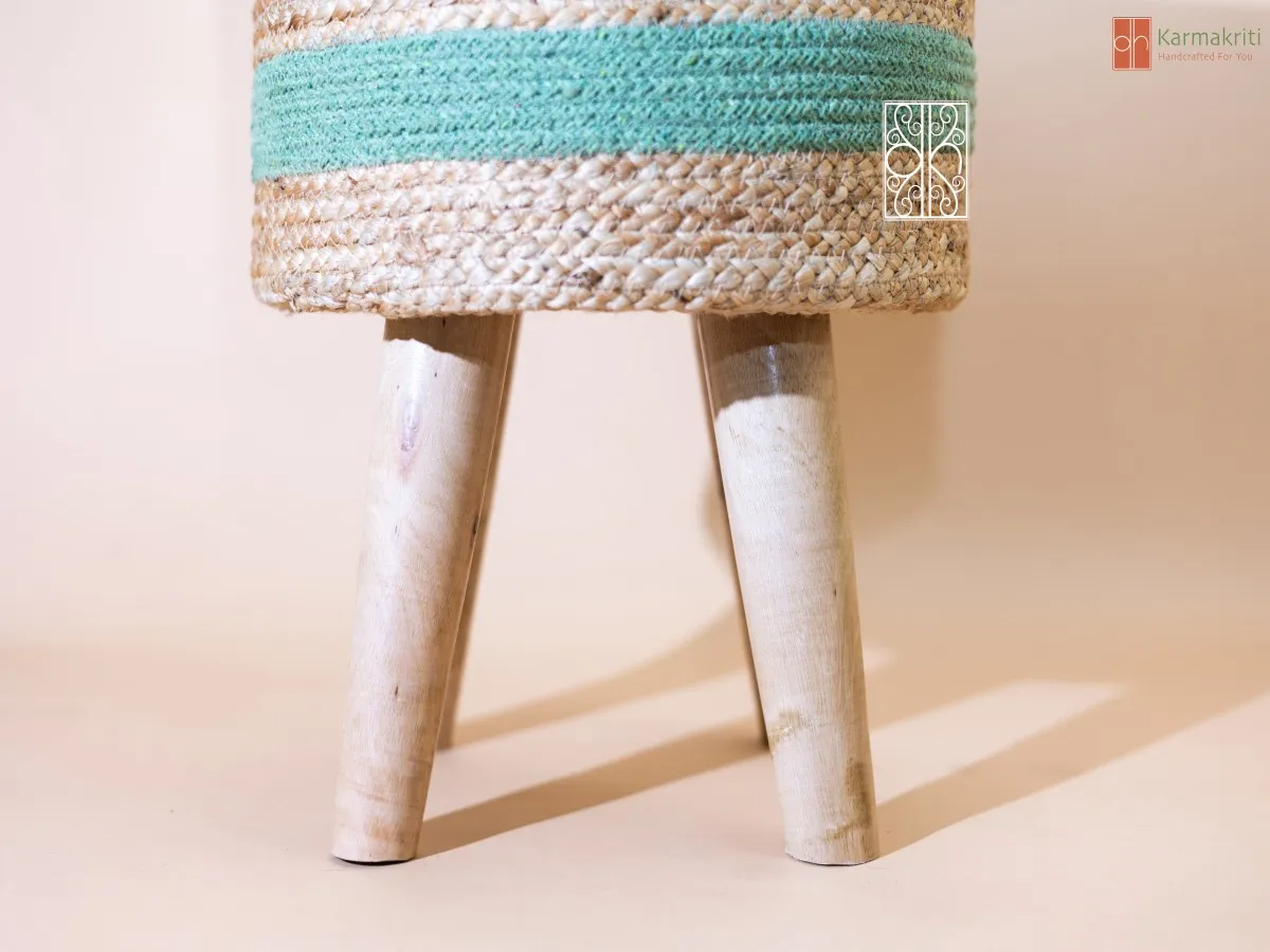 Ottoman Jute Stool