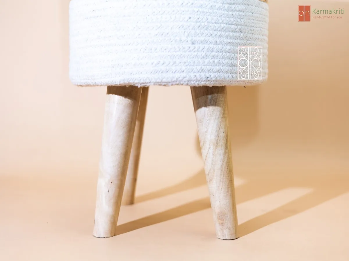 Ottoman Jute Stool