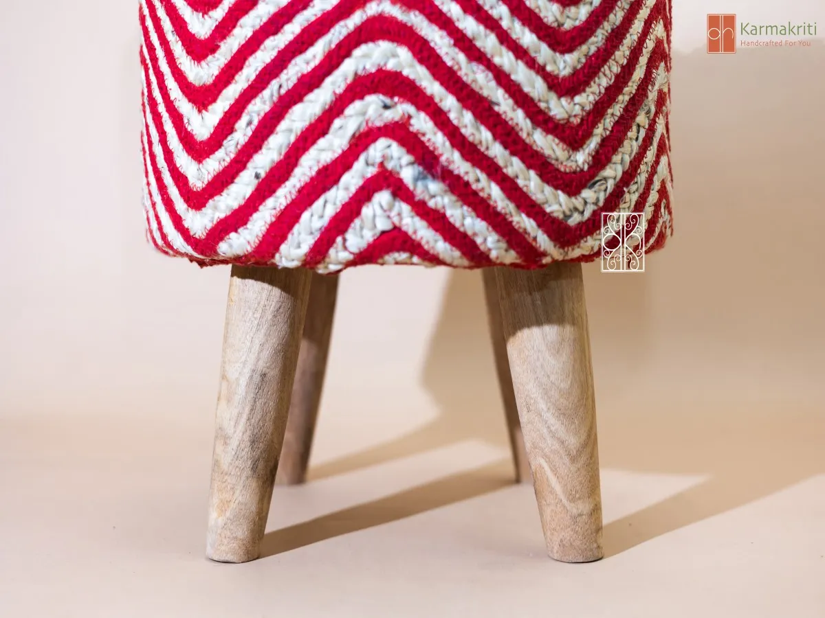 Ottoman Jute Stool