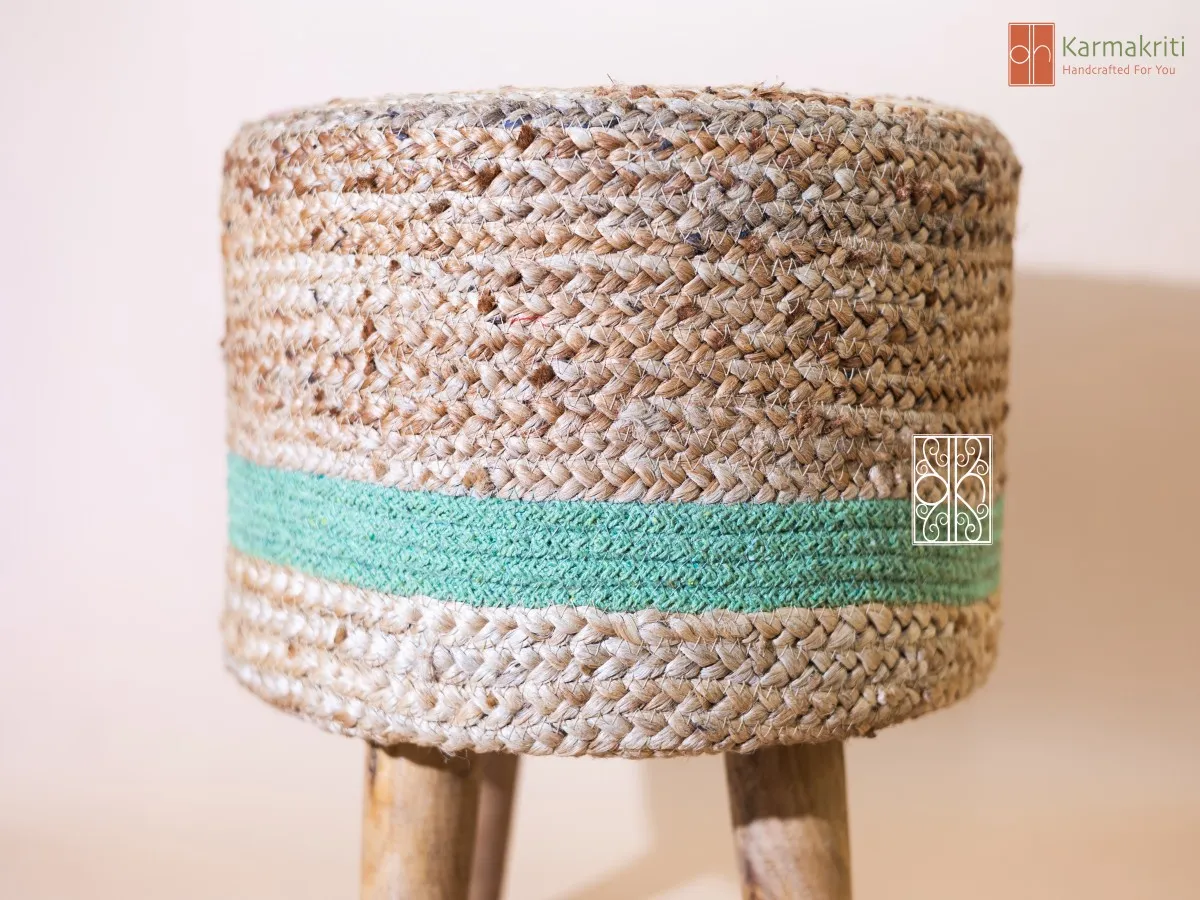 Ottoman Jute Stool