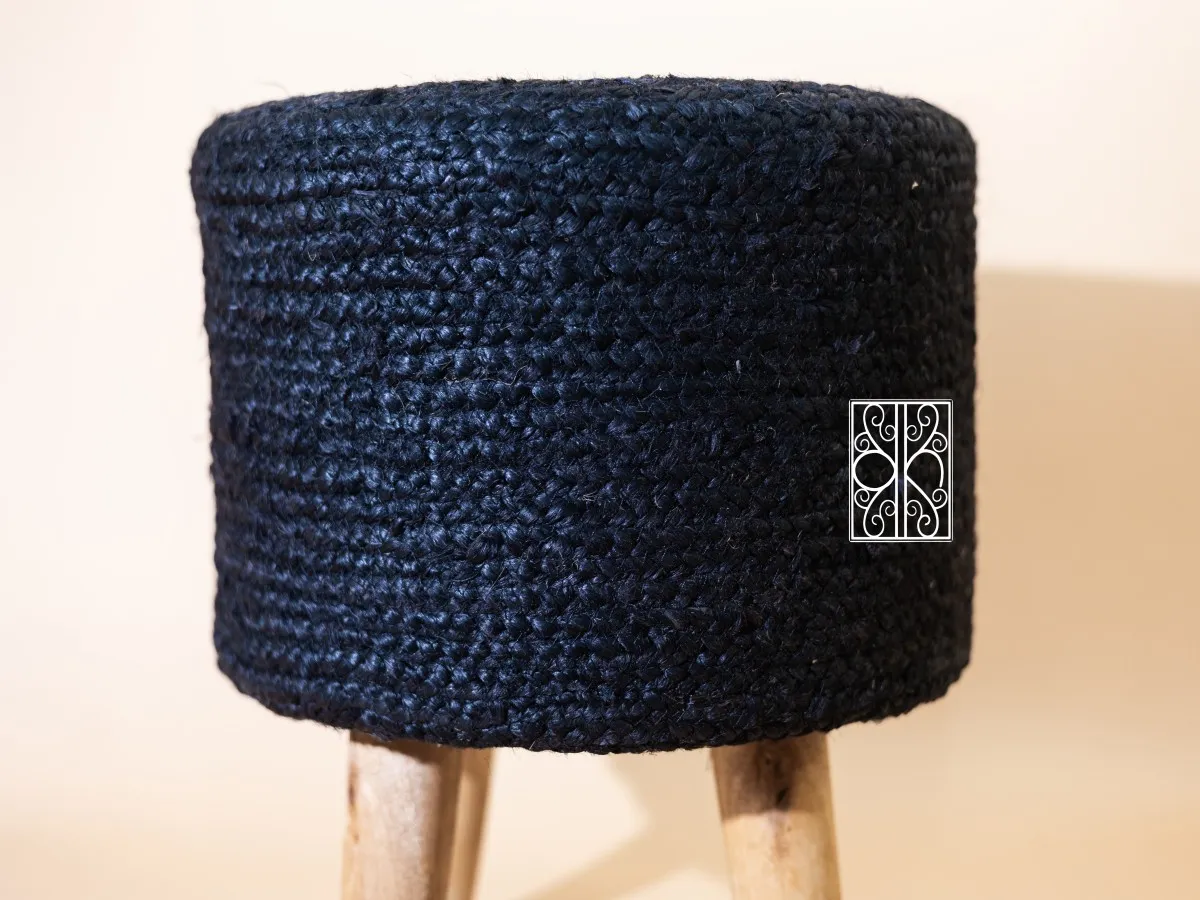 Ottoman Jute Stool