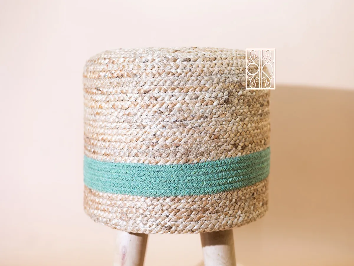 Ottoman Jute Stool